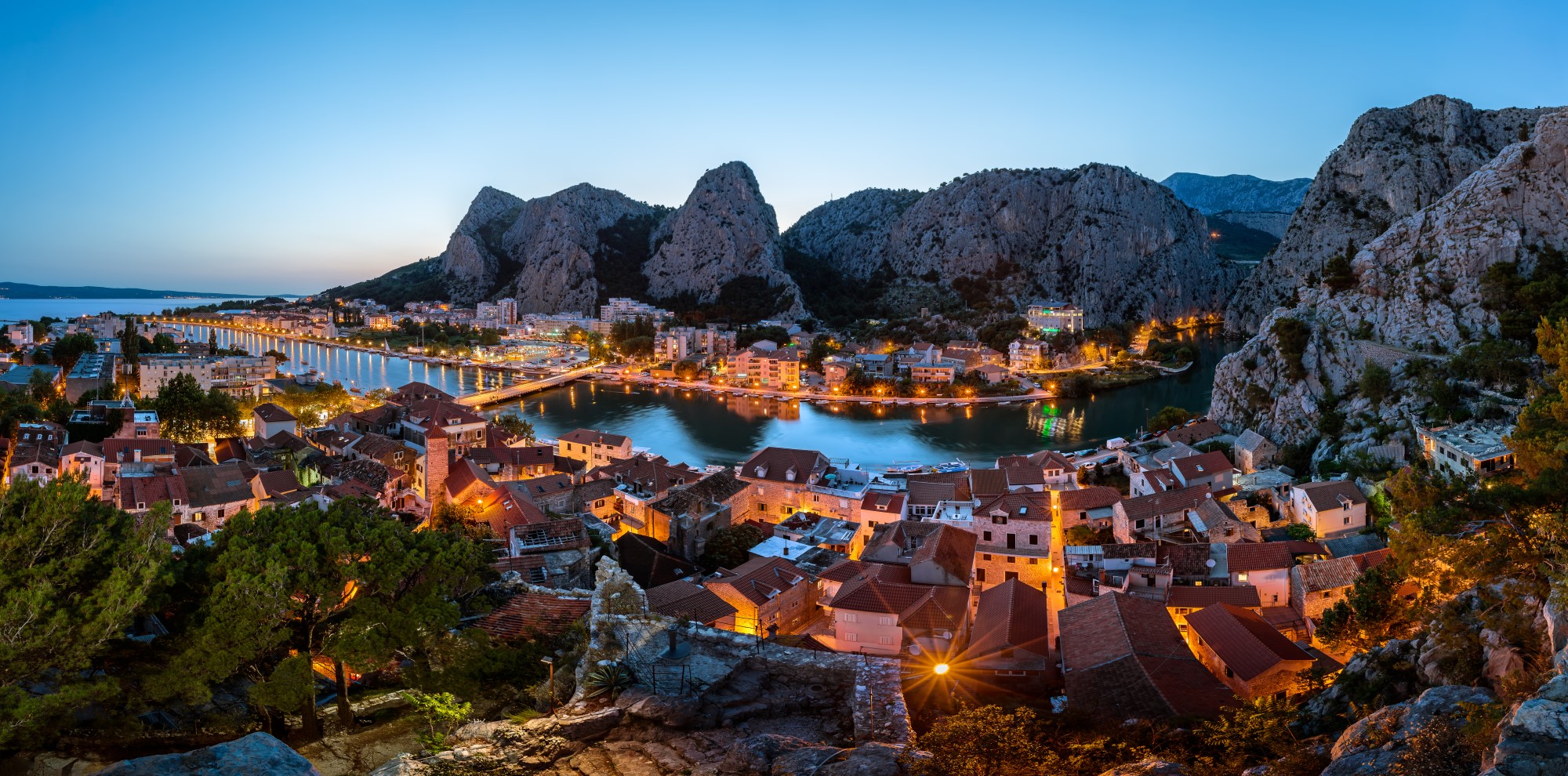 Omiš Night Panorama Excursion